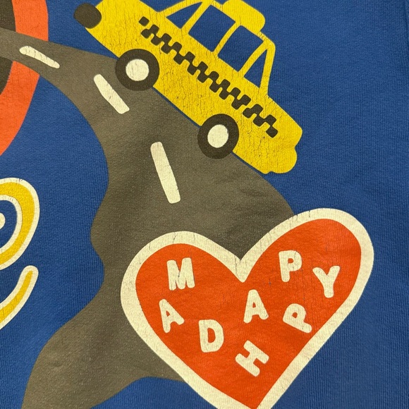 Madhappy NYC Exclusive Crewneck Sweatshirt in Cobalt Blue - Size S - Picture 8 of 8